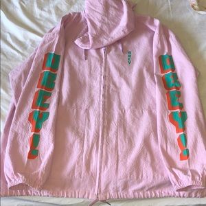 OBEY LAVENDER WINDBREAKER